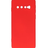 Fashion Color TPU Hülle Samsung Galaxy S10 Rot