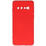 Coque TPU Fashion Color Samsung Galaxy S10 Rouge