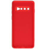 Coque TPU Fashion Color Samsung Galaxy S10 Rouge