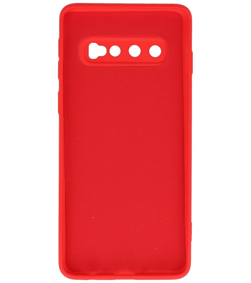 Fashion Color TPU Case Samsung Galaxy S10 Red