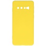 Funda TPU Color Moda Samsung Galaxy S10 Amarillo