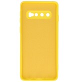 Coque TPU Fashion Color Samsung Galaxy S10 Jaune