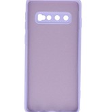 Custodia in TPU color moda per Samsung Galaxy S10 Viola