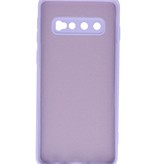 Funda TPU Color Moda Samsung Galaxy S10 Púrpura