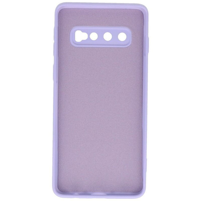 Custodia in TPU color moda per Samsung Galaxy S10 Viola