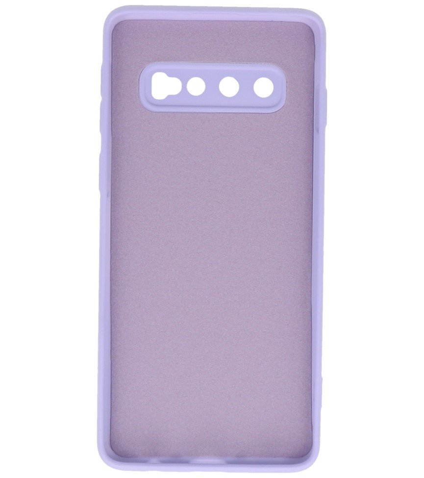 Fashion Color TPU Case Samsung Galaxy S10 Purple