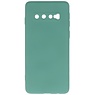 Custodia in TPU color moda per Samsung Galaxy S10 verde scuro