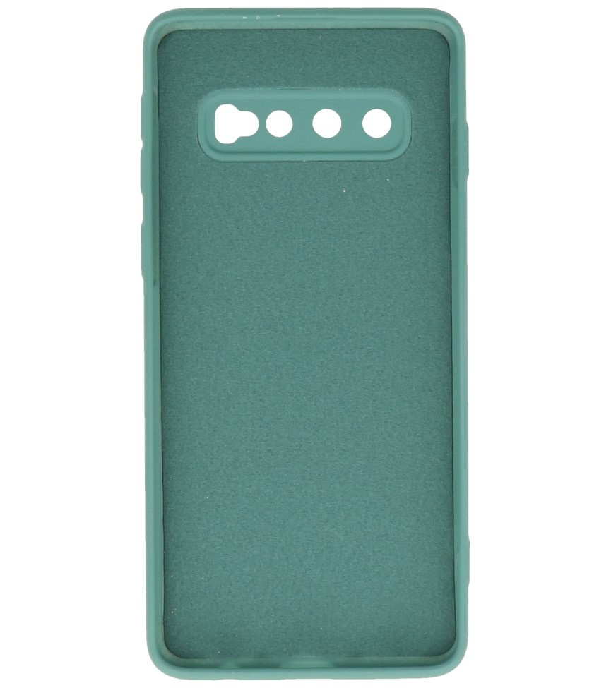 Fashion Color TPU Case Samsung Galaxy S10 Dark Green