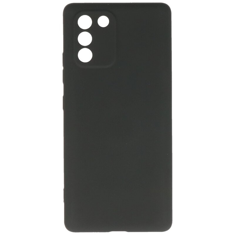 Custodia in TPU color moda per Samsung Galaxy S10 Lite nera