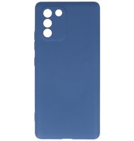 Coque en TPU Fashion Color Samsung Galaxy S10 Lite Bleu Marine