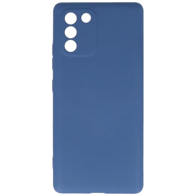 Fashion Color TPU Case Samsung Galaxy S10 Lite Navy