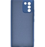 Coque en TPU Fashion Color Samsung Galaxy S10 Lite Bleu Marine