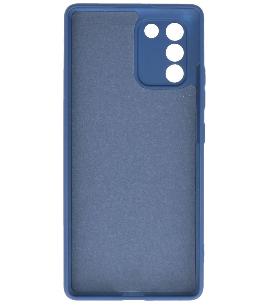 Coque en TPU Fashion Color Samsung Galaxy S10 Lite Bleu Marine