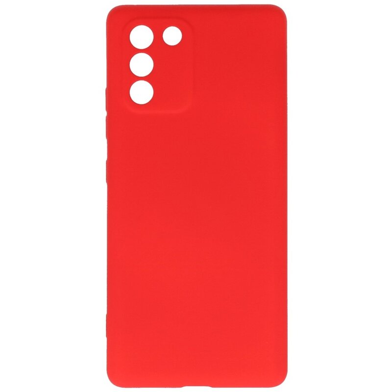 Custodia in TPU color moda Samsung Galaxy S10 Lite Rosso