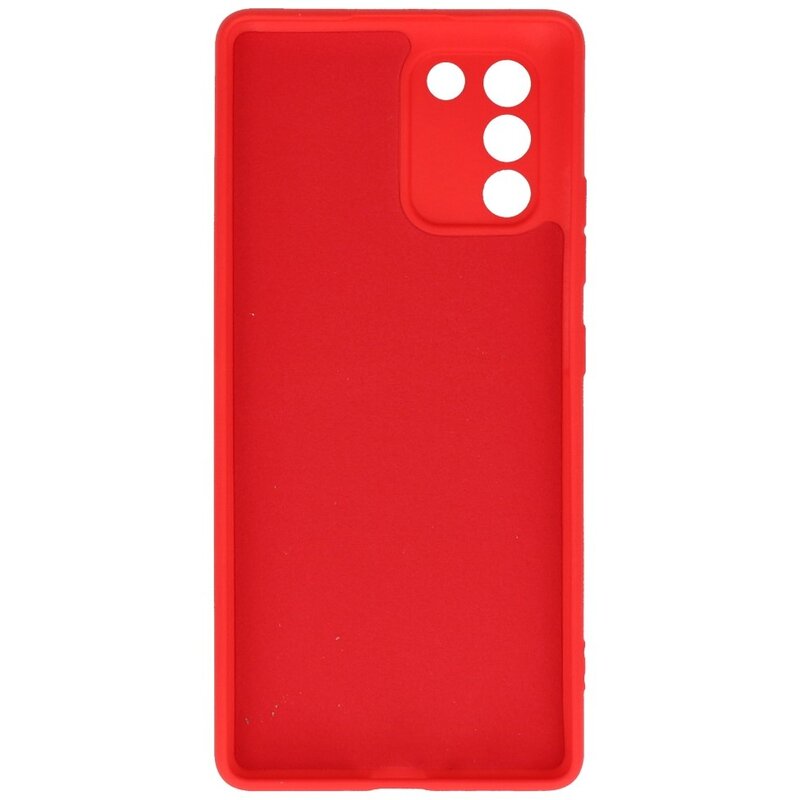 Fashion Color TPU Case Samsung Galaxy S10 Lite Red