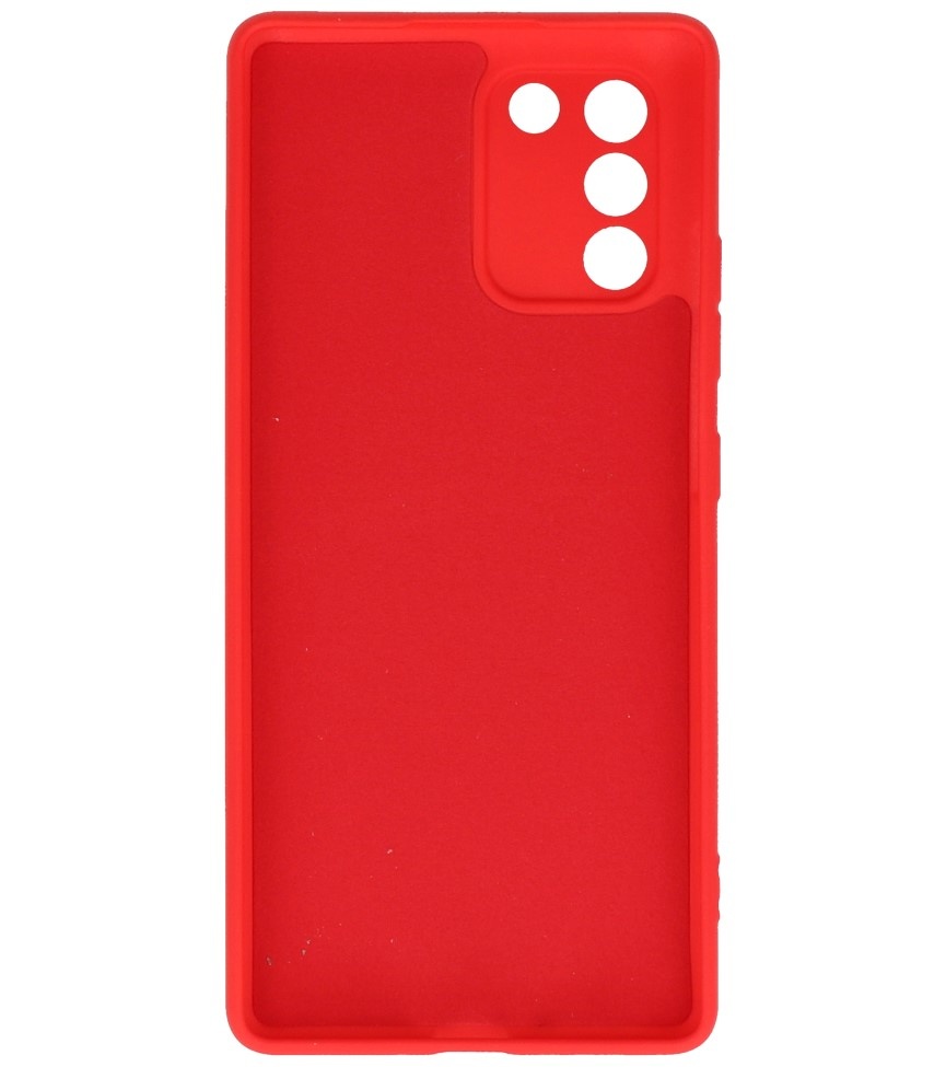 Fashion Color TPU Case Samsung Galaxy S10 Lite Red