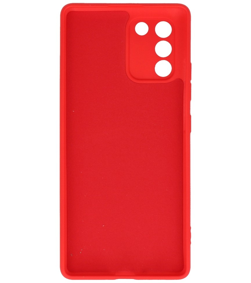 Fashion Farbe TPU Hülle Samsung Galaxy S10 Lite Rot