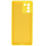 Custodia in TPU color moda per Samsung Galaxy S10 Lite Giallo