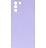 Fashion Color TPU Case Samsung Galaxy S10 Lite Purple