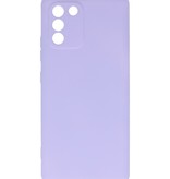 Fashion Farbe TPU Hülle Samsung Galaxy S10 Lite Lila