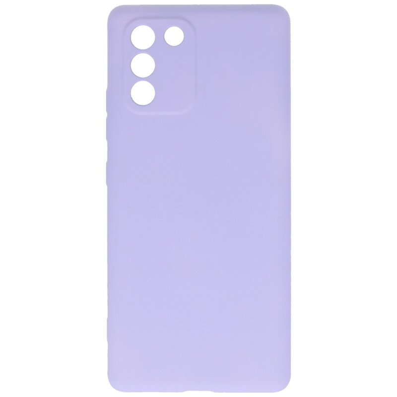 Custodia in TPU color moda per Samsung Galaxy S10 Lite Viola