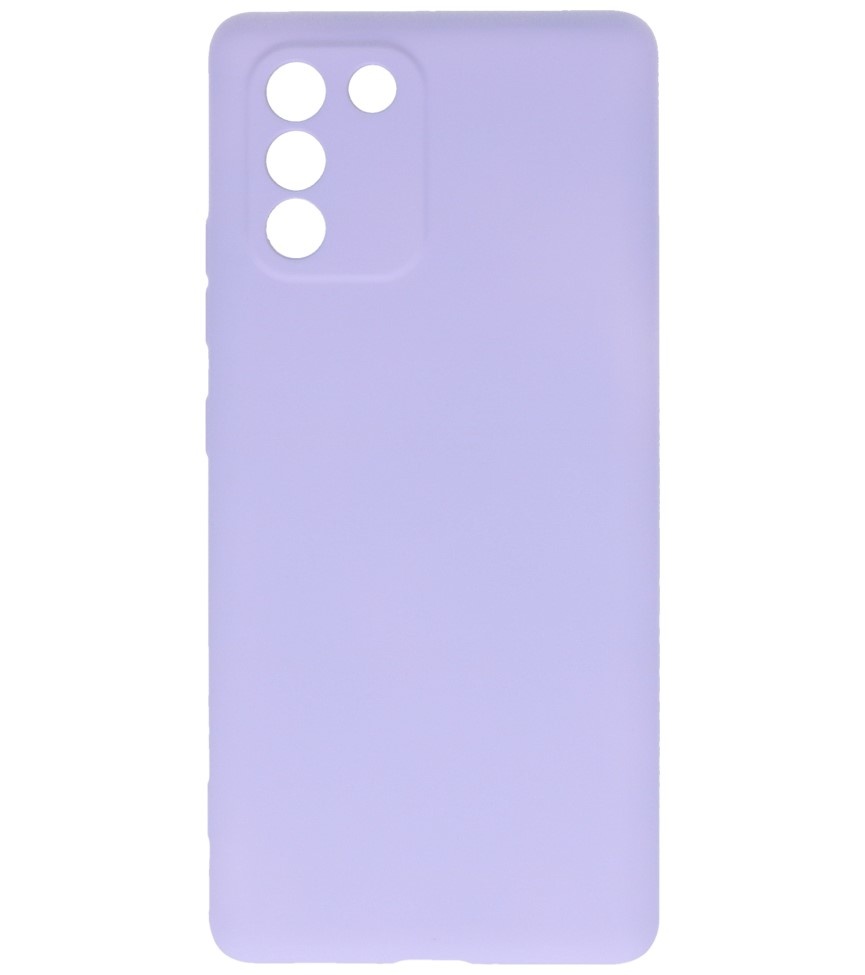 Funda TPU Fashion Color Samsung Galaxy S10 Lite Púrpura