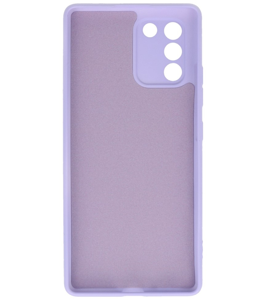 Fashion Color TPU Case Samsung Galaxy S10 Lite Purple