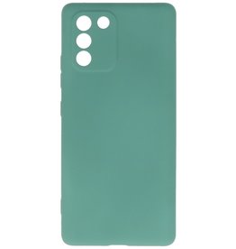 Coque TPU Fashion Color Samsung Galaxy S10 Lite Vert Foncé