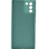 Fashion Color TPU-cover Samsung Galaxy S10 Lite Mørkegrøn