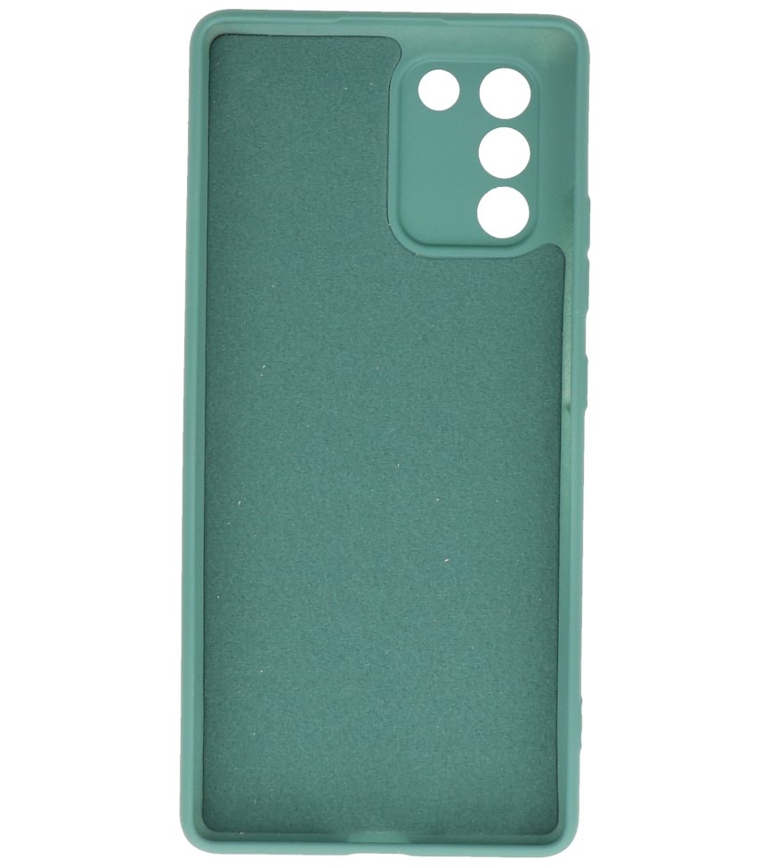 Fashion Color TPU Case Samsung Galaxy S10 Lite Dark Green