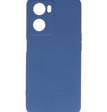Funda de TPU Fashion Color Oppo A57s / A77s / A77 4G azul marino