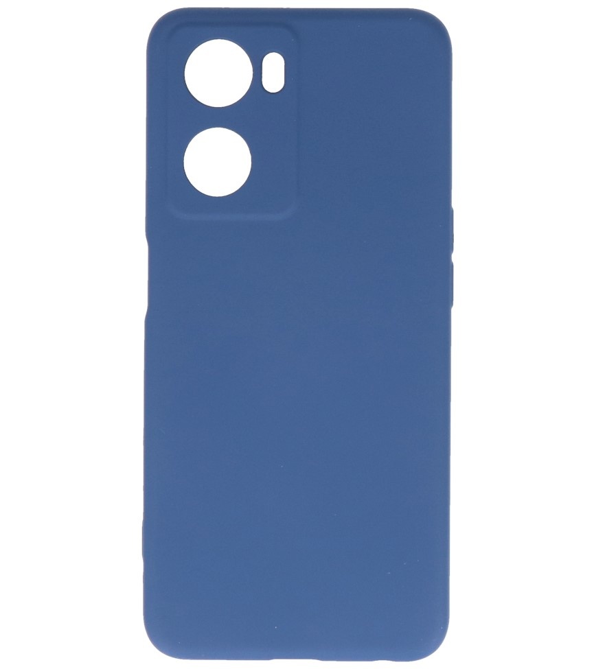 Custodia in TPU colore moda Oppo A57s / A77s / A77 4G Navy