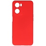 Custodia in TPU colore moda Oppo A57s / A77s / A77 4G Rosso