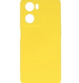 Modefarbe TPU-Hülle Oppo A57s / A77s / A77 4G Gelb