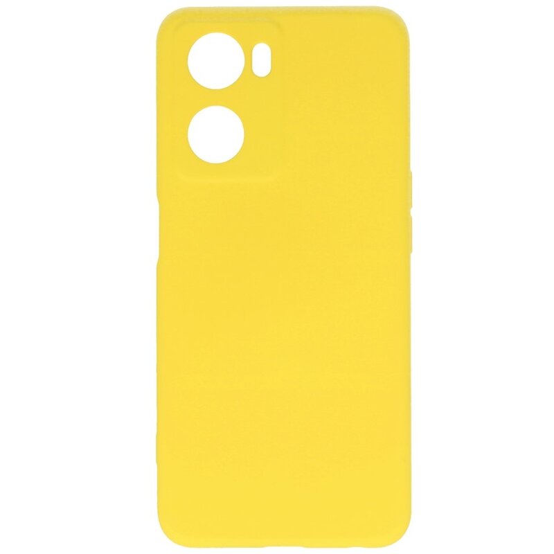 Custodia in TPU colore moda Oppo A57s / A77s / A77 4G Giallo