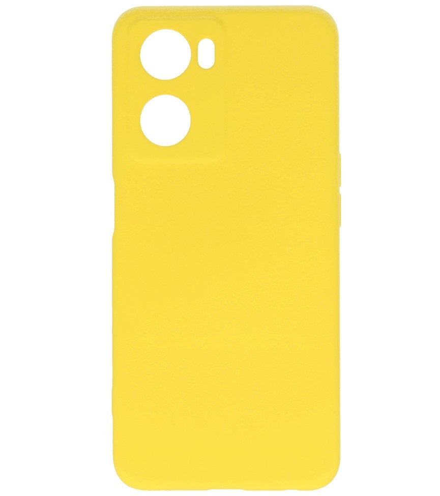 Fashion Color TPU Case Oppo A57s / A77s / A77 4G Yellow