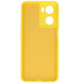 Custodia in TPU colore moda Oppo A57s / A77s / A77 4G Giallo