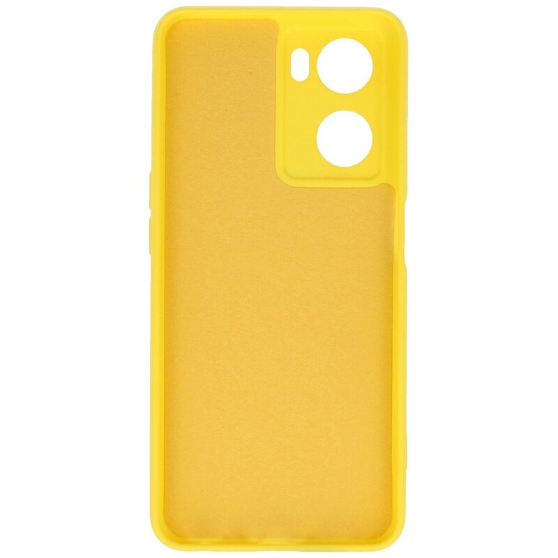 Custodia in TPU colore moda Oppo A57s / A77s / A77 4G Giallo