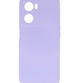 Custodia in TPU colore moda Oppo A57s / A77s / A77 4G Viola