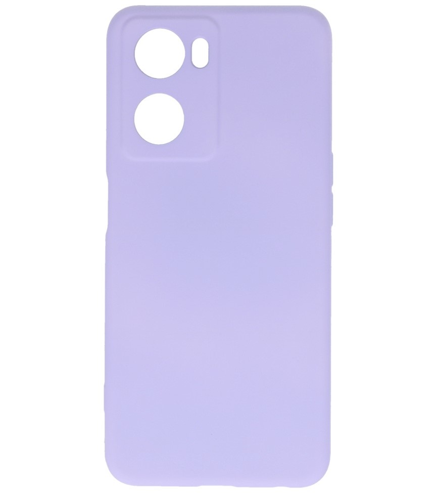 Custodia in TPU colore moda Oppo A57s / A77s / A77 4G Viola