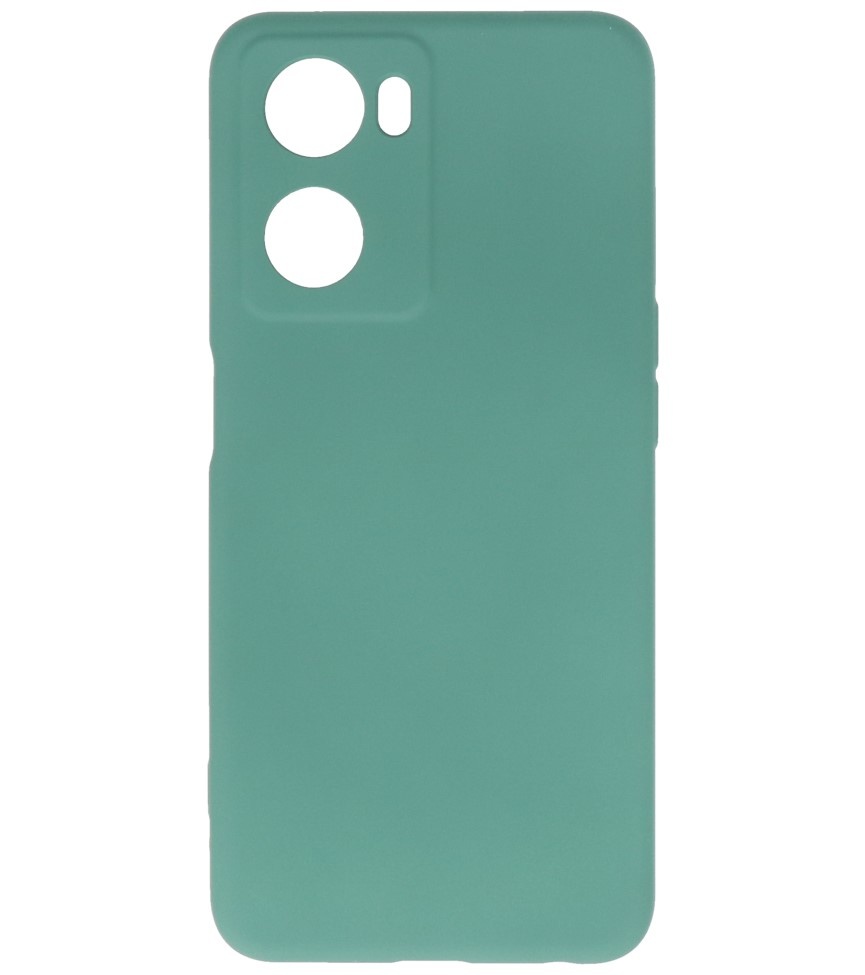 Coque TPU Fashion Color Oppo A57s / A77s / A77 4G Vert Foncé