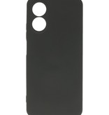 Fashion Color TPU Case Oppo A17 Black
