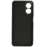 Fashion Color TPU Hoesje Oppo A17 Zwart