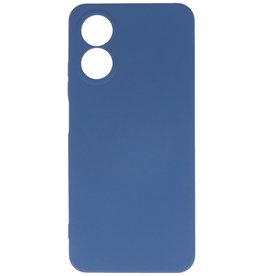 Modefarbe TPU-Hülle Oppo A17 Navy