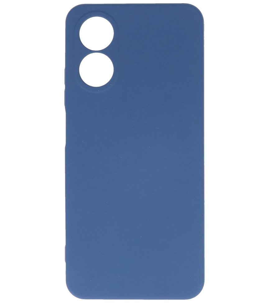 Fashion Color TPU Case Oppo A17 Navy
