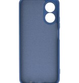 Fashion Color TPU Hoesje Oppo A17 Navy