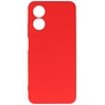 Fashion Color TPU Case Oppo A17 Red