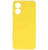 Funda TPU Fashion Color Oppo A17 Amarillo