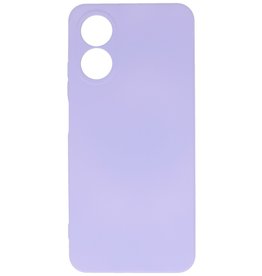 Funda de TPU Fashion Color Oppo A17 Púrpura
