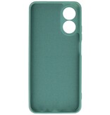 Custodia in TPU colore moda Oppo A17 verde scuro